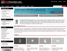 Tablet Screenshot of gsmfavorites.com